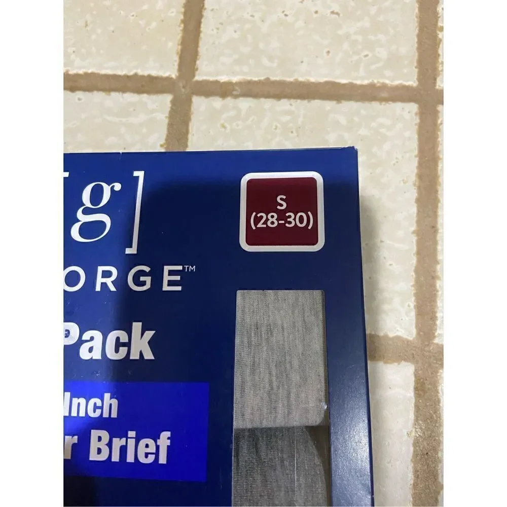 New George‎ 3 Pack 6 inch Boxer Brief's size Small